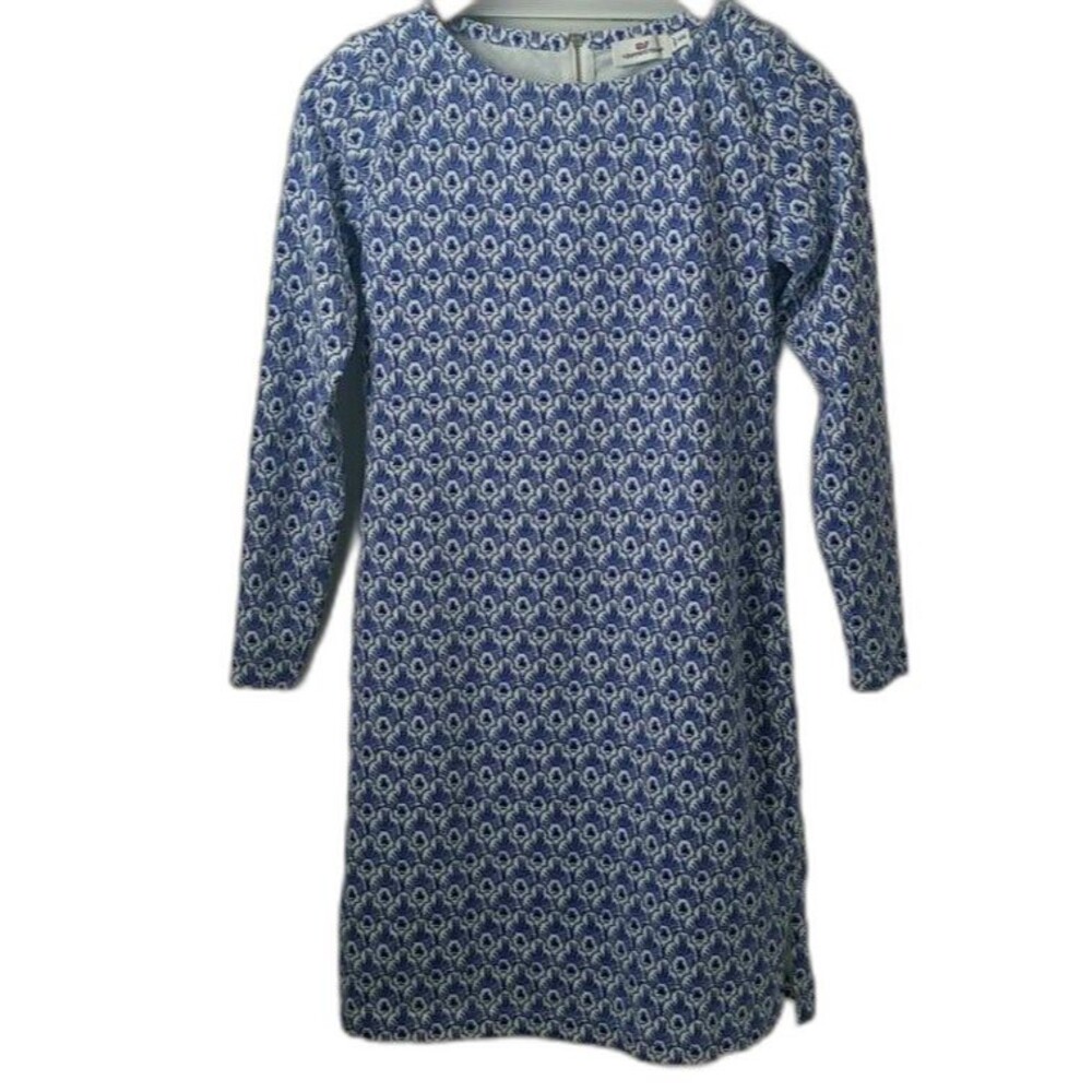 Vineyard Vines Printed Long Sleeve Dress